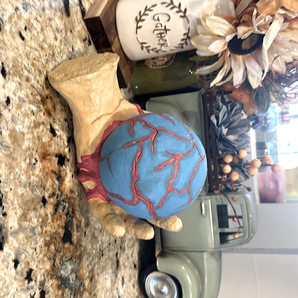 art sculpture inspired world on quarantine! One of a kind rugged sculpture